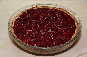 Otkrytyy pirog s tvorogom i vishney. master-klass 6