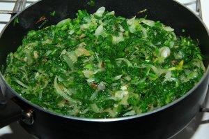 Omlet so shpinatom. master-klass 6
