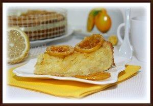 Limonnyy pirog s karamelizovannymi dolkami limona 2