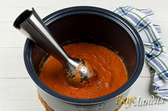 Konservatsiya Ketchup iz pomidorov i sliv master-klass 8