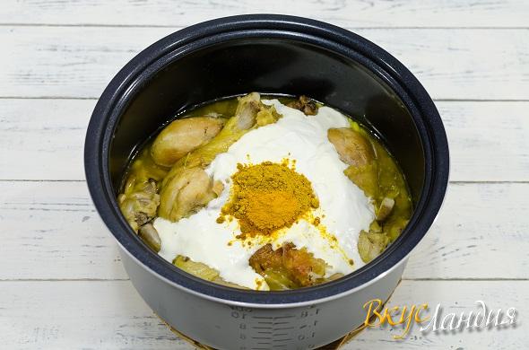 Myaso Kuritsa s gribami v smetannom souse master-klass 5