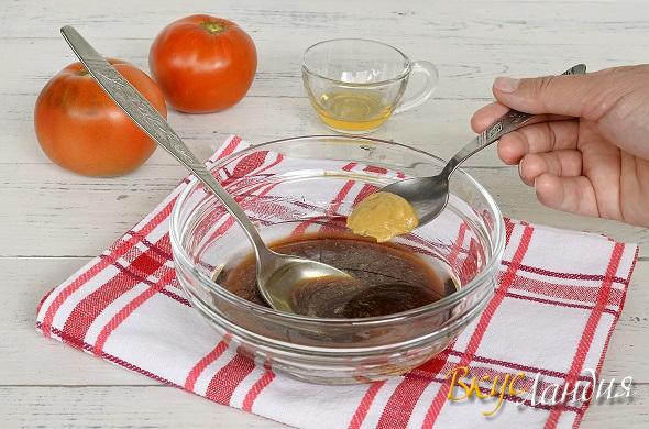 Salaty Salat iz pomidor v pikantnom marinade master-klass 3