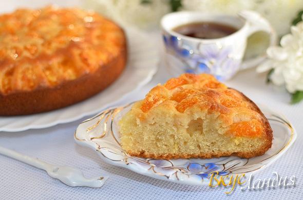 Пирог с мандаринами Солнечный
