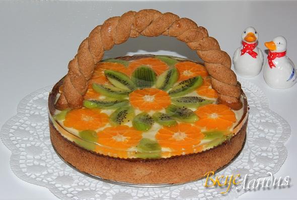 Пирог Корзинка с фруктами