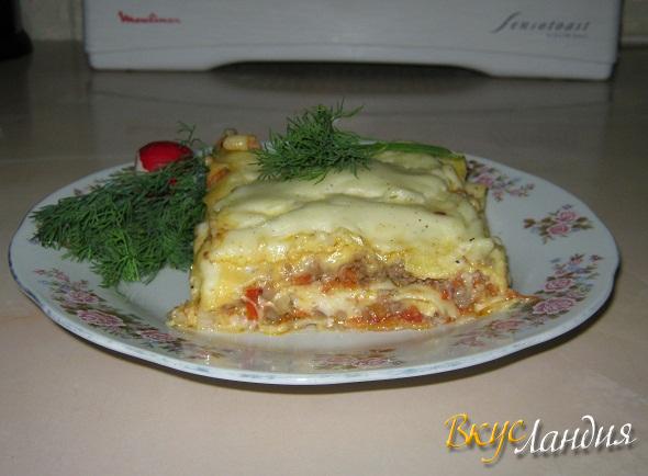 Лазанья алла Болоньезе (классическая)