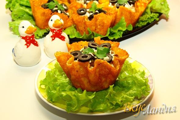 Сырные корзиночки
