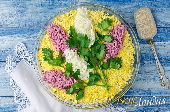 Салат Ветка сирени