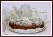 Пирог с черникой