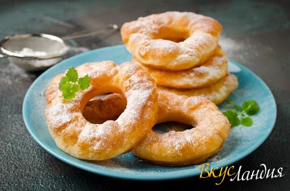 Творожные пончики Колечки