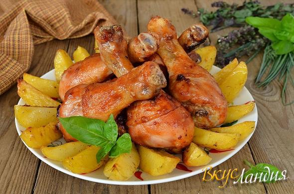 Медовые куриные ножки
