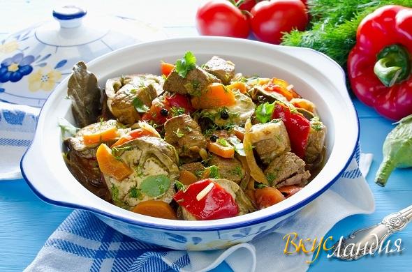 Говядина с овощами