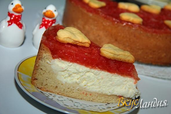 Чизкейк с грейпфрутом