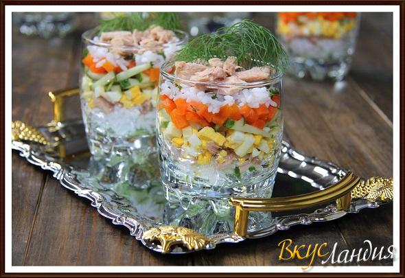 Салат с тунцом