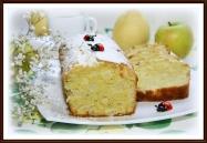 Кекс с яблоками и грушами